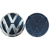 Емблема на решітку Volkswagen Passat B8, 14см хром,пластик 1шт