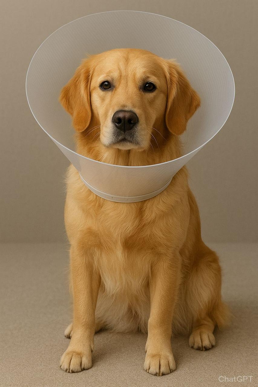 Комір захисний Quick швидка система, висота 20 см, для собак великих порід, фото 1