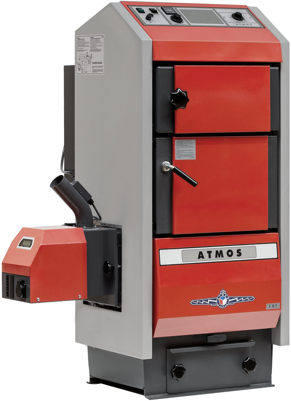 Котел на пелетах ATMOS D 50 P + бункер 500л + шнек 1,7м, фото 1