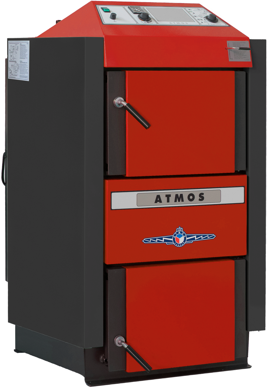 Котел твердопаливний піролізний ATMOS DC 22 S (22 кВт) на дровах, фото 1