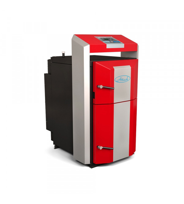 Котел твердопаливний піролізний ATTACK DP 25 Profi (25кВт) на дровах