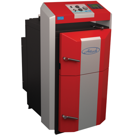 Котел твердопаливний піролізний ATTACK DP 35 Standard (35кВт) на дровах
