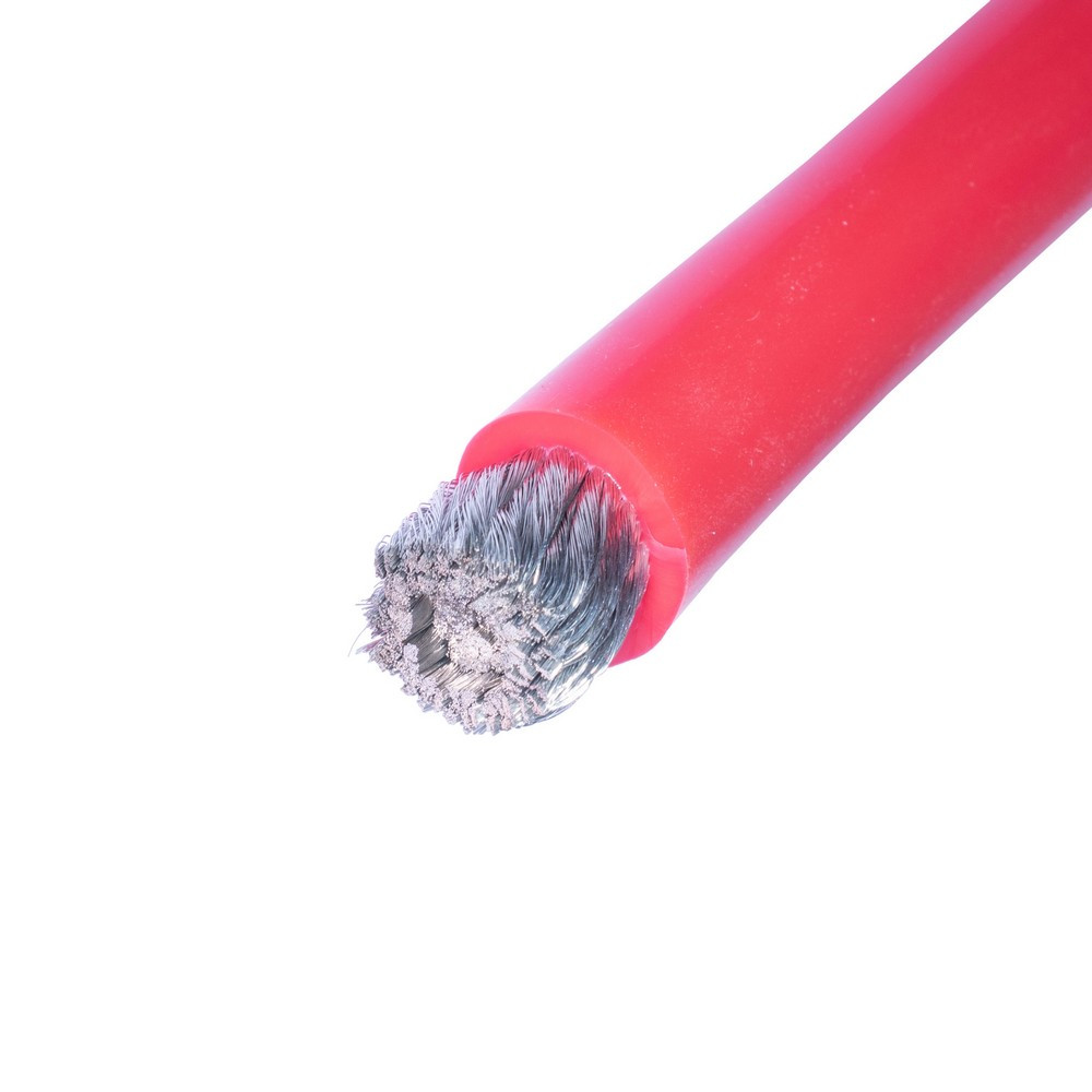 Силіконовий дріт 1AWG (50mm210000/0.08TS) червоний