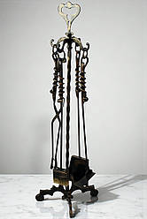 Набір для каміна кований на 4 предмета