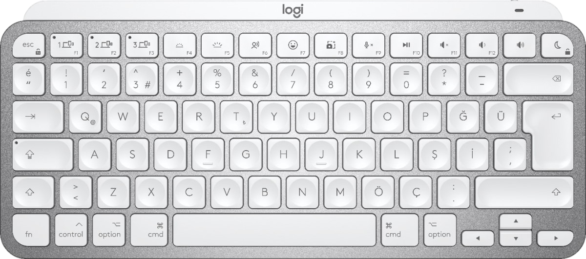 Клавіатура бездротова Logitech MX Keys Mini for Mac Gray (920-012652)