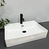 Умивальник (раковина) VBI PADUA 60 WHITE накладний підвісний, фото 4