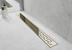 Трап для душу MEXEN FLAT 70 M15 GOLD золотий