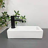 Умивальник (раковина) VBI KOMO R WHITE накладний підвісний, фото 3