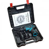 Акумуляторний шуруповерт без насадок 21 В у кейсі з зарядним пристроєм 2 акб