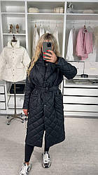 Жіноча подовжена куртка; Кольори: чорний бежевий; Розмір 42/46, 48/52 ;