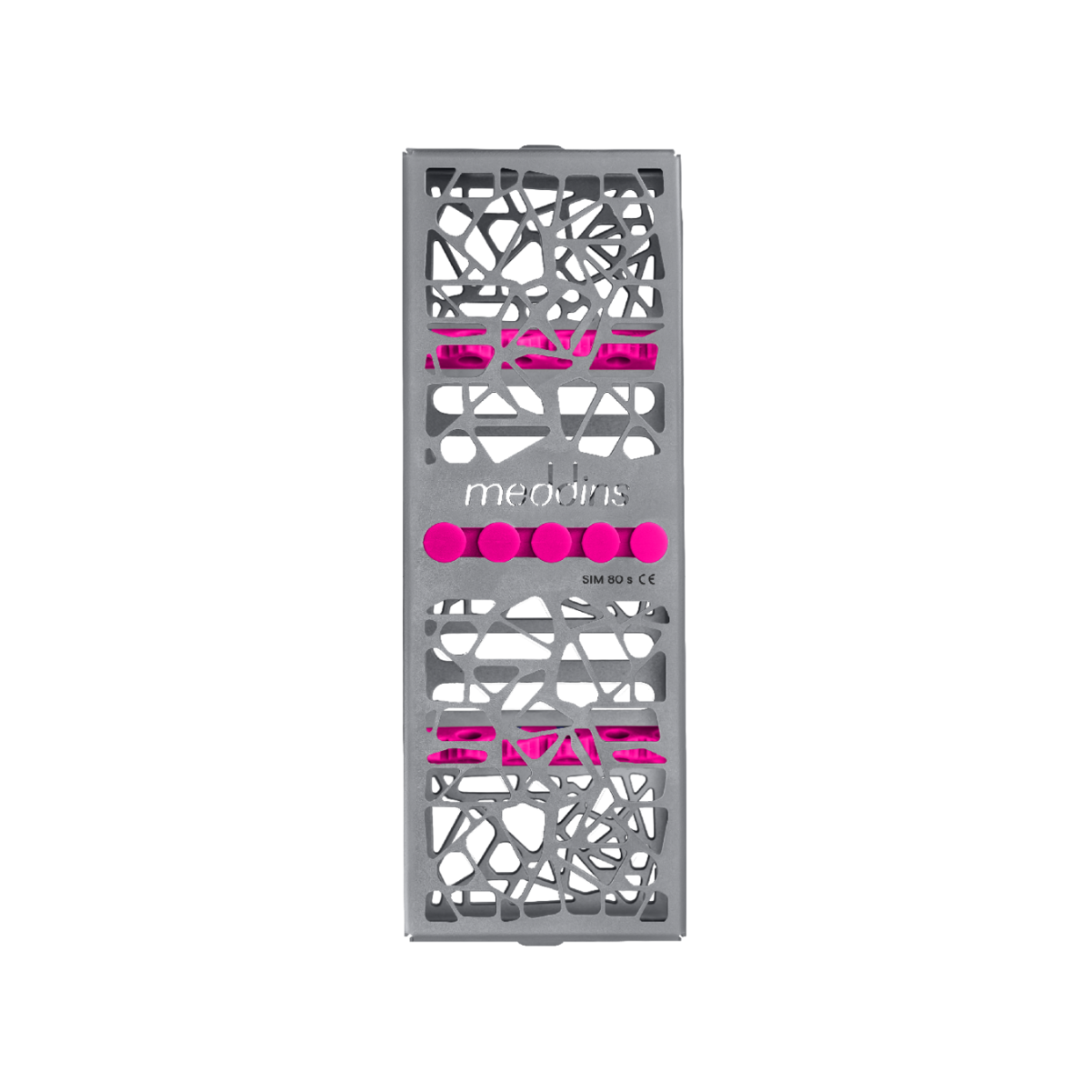 SIM 80 s Лоток для стерилізації інструменту РОЖЕВИЙ TYPE 1, фото 1