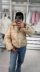 Жіноча куртка; Кольори: чорний бежевий; Розмір 42/46, 48/52 ;