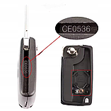 Викидний корпус ключа на 2 кнопки Peugeot 107, 206, 207, 307, 407, 508 (CE0536, HU83), фото 3