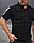 Футболка Поло тактична літня Zara Чорна клітка для поліції, фото 3