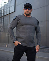 Лонгслів довгий рукав Зара сіра