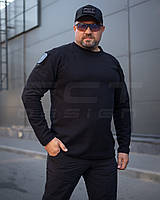 Лонгслів довгий рукав Зара чорна