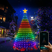 Розумна гірлянда від USB, 2 м, 200 LED/Норічна гірлянда на ялинку/Світолодна гірлянда вулична