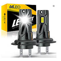 LED-лампи H7 90W 12000 Lm 6500K з кулером — автомобільні світлодіодні лампи (комплект)