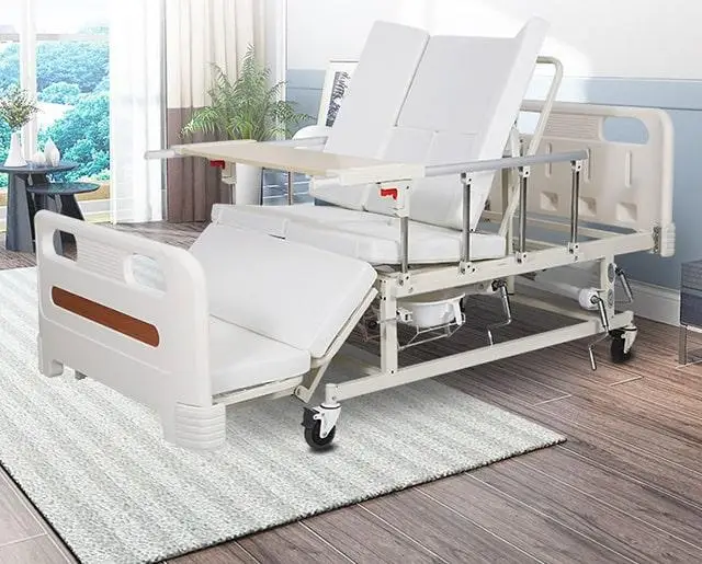 Медичне ліжко з туалетом і боковим переворотом MIRID YD-05. Ліжко для реабілітації інваліда., фото 1