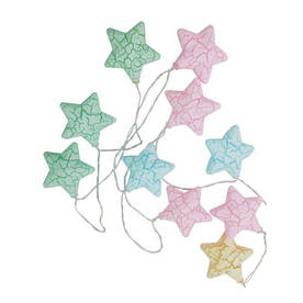 Електрогірлянда LED 10 ламп "Зірки" 1,5 м від мережі, 220В, 50Гц MIC (197699)