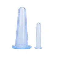 Силіконові банки для вакуумного масажу обличчя та тіла PC2-GWM