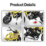 Конструктор "Мотоцикл", 4 види, від 435 до 467 деталей, фото 7