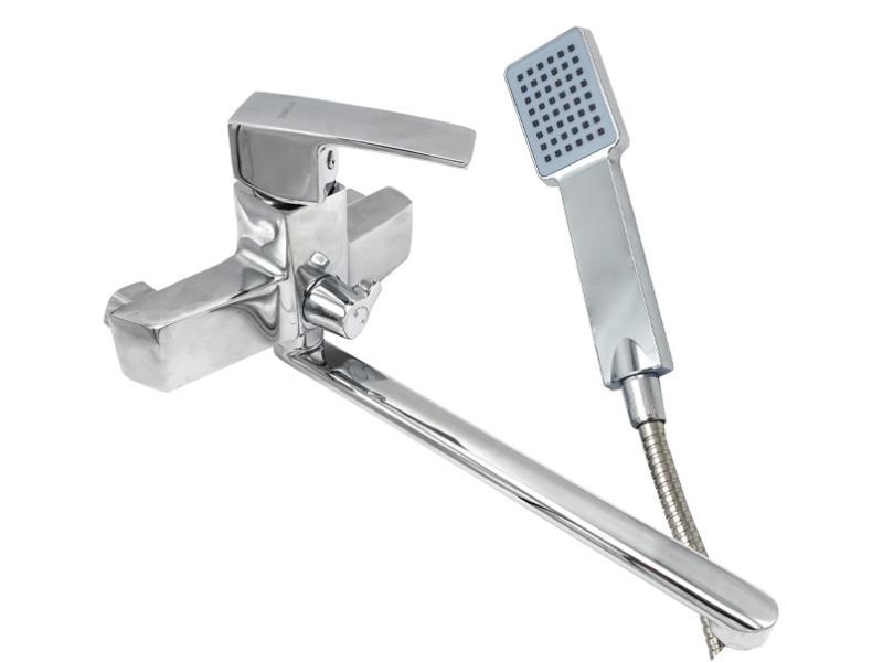 Змішувач для ванни, довгий гусак, хром MILLZ, MZKTB7-168