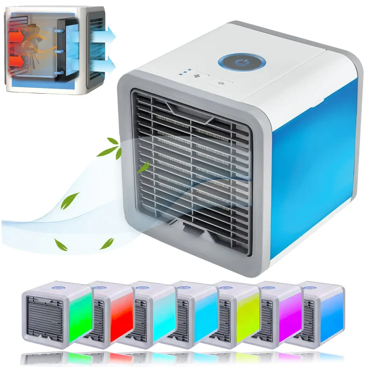 ОЧЕНКА! Кондиціонер Arctic Air охолоджувач повітря працює від USB (пошкоджена кришка, непогане паковання 3097)