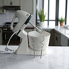 Кухонний міксер Crownberg CB-7320 настільний із підставкою і чашею, 7 швидкостей, фото 3