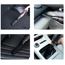 Акумуляторний пилосос 100 Вт із насадками 2000 мА·год/вертикальний пилосос/ Бездротовий пилосос ручний, фото 4