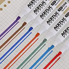 Акрилові маркери Acril-80 — 80 кольорів для безмежної творчості, Акрилові фломастери 80 шт. у кейсі, фото 5