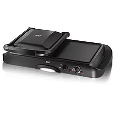 Контактний гриль 2 в1 і полотно для смаження на 1600W RAF R.2695 Електрогриль для кухні, фото 3