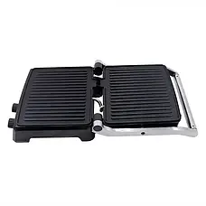 Контактний гриль RAF R.2681 притискний електричний антипригарне покриття з таймером 2800 Вт, фото 3