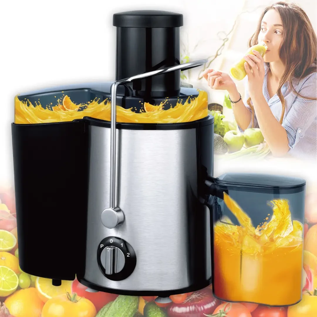 Соковижималка електрична з неіржавкої сталі потужністю 1000 Вт RAF R.2817S