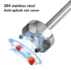 Блендер електричний RAF R294 600 Вт Ручний заглибний блендер із металевою ніжкою, фото 4