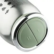 Подрібнювач продуктів із неіржавкої сталі на 5 л RAF R.7014 Чопер на 1000 Вт м'ясорубка Кухонний комбайн, фото 5