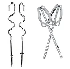 Міксер електричний ручний на 5 швидкостей із 4 насадками RAF R.6653W 800 Вт Білий, фото 3