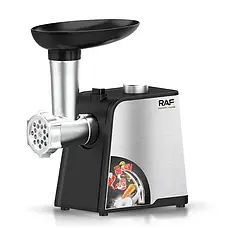Електрична настільна м'ясорубка з насадками RAF R.3392 2000 Вт, фото 3