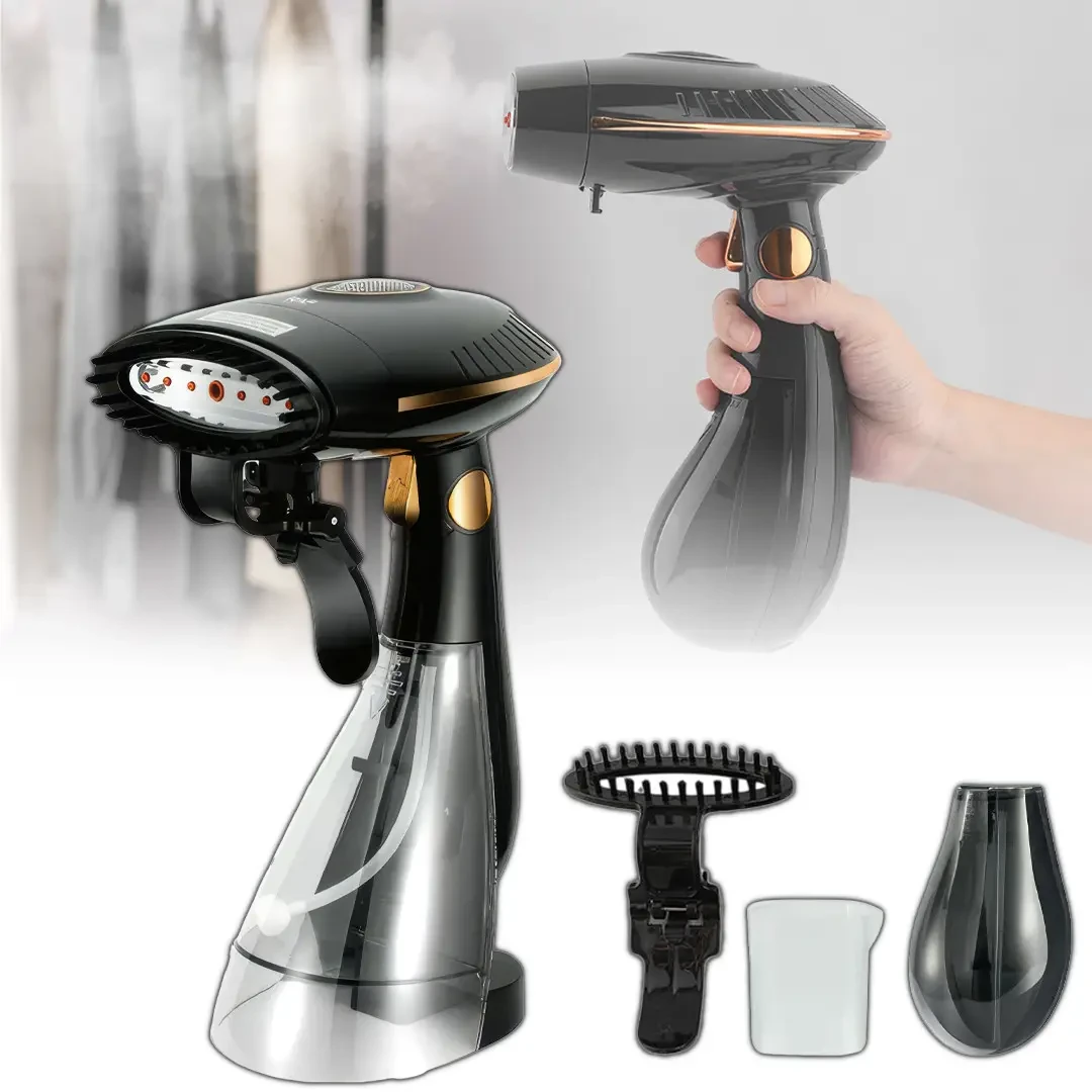 Ручний відпарювач на 288 мл потужністю 1500 Вт RAF R.1330 Відпарювач із додатковим резервуаром і щіткою