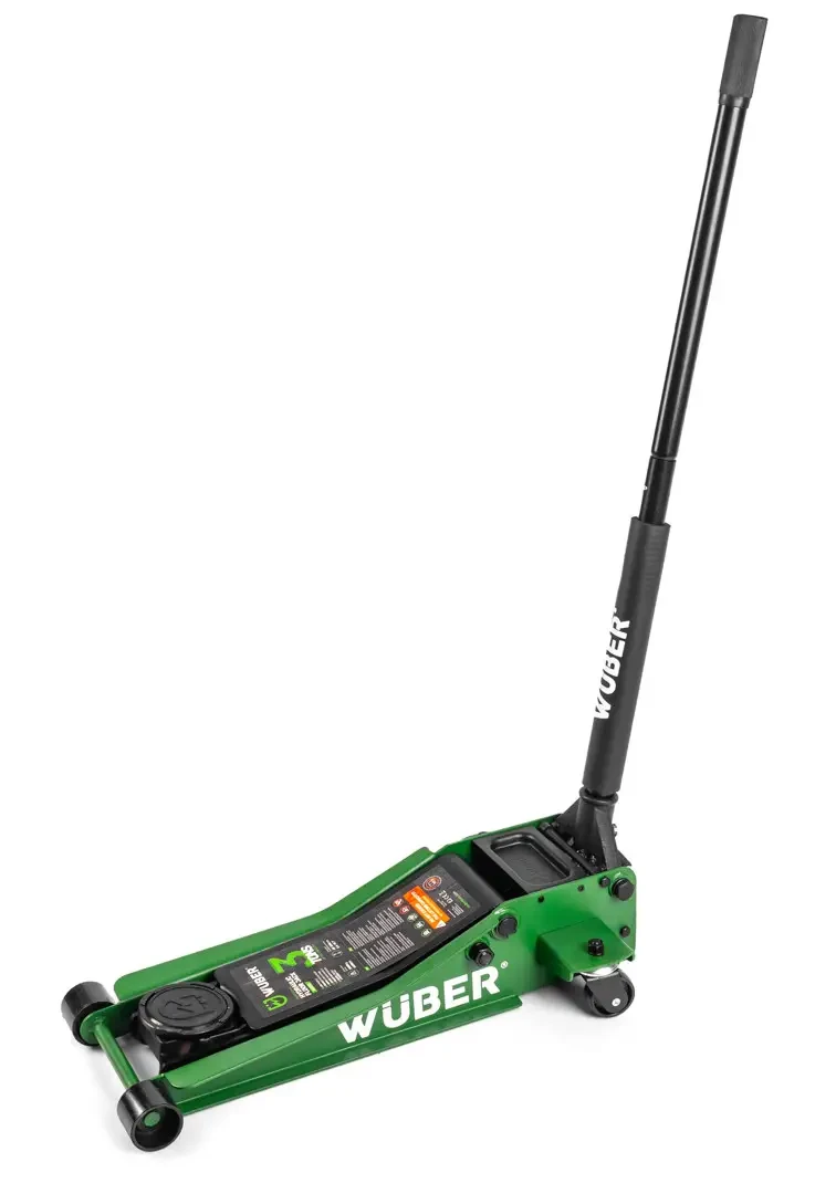 Домкрат підкатний низькопрофільний 3т 75-505 мм Wuber W22003, фото 1