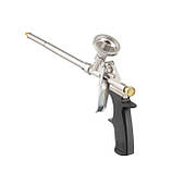 Пістолет для монтажної піни, металевий корпус, 4 насадки INTERTOOL PT-0603, фото 2