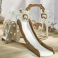 Ігровий комплекс 4в1 Terrio “Teddy” Коричнево-біла