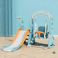 Ігровий комплекс 3в1 Terrio “Space” Помаранчево-блакитний