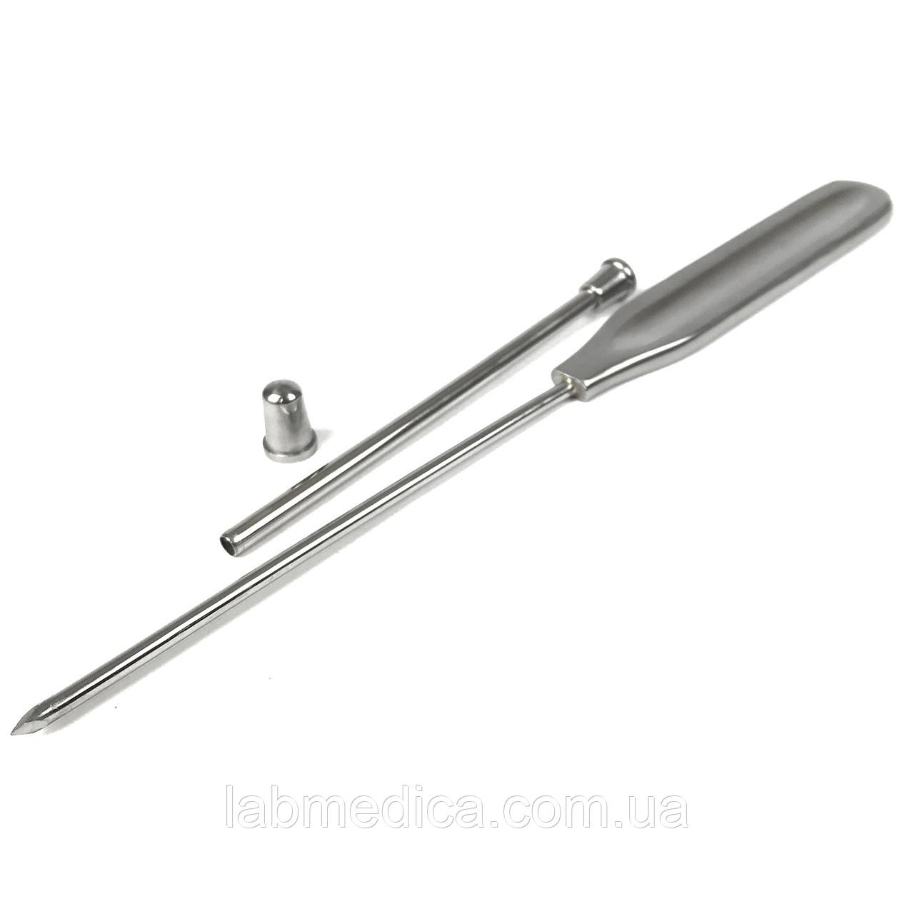 Троакар порожнистий діаметр 4,7 мм, довжина 23 см, довжина р.ч. 120 мм SURGIWELOMED, фото 1