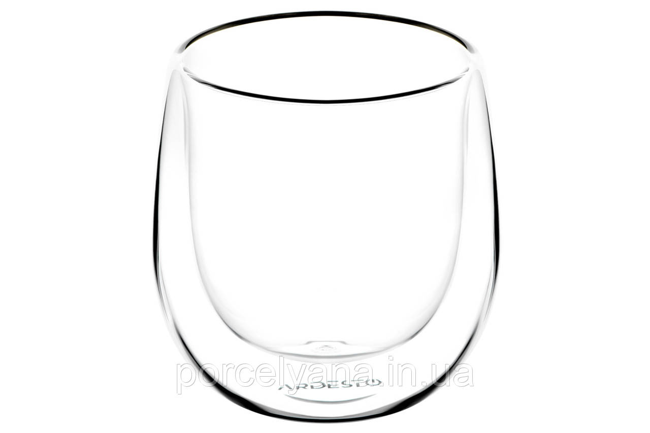 Склянка з подвійним склом для американо 120 мл Ardesto AR2612BR, фото 1