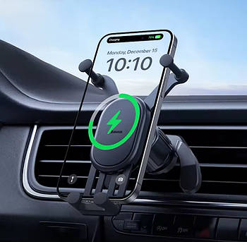 Тримач заряджання для телефону в автомобіль кріплення з бічною гравітацією BASEUS BS - CM013