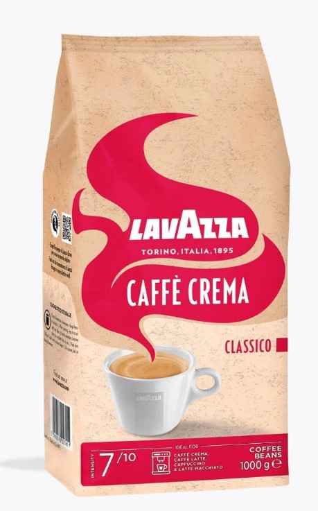 Кофе в зернах Lavazza Caffè Crema 1000g. (Оригінал)