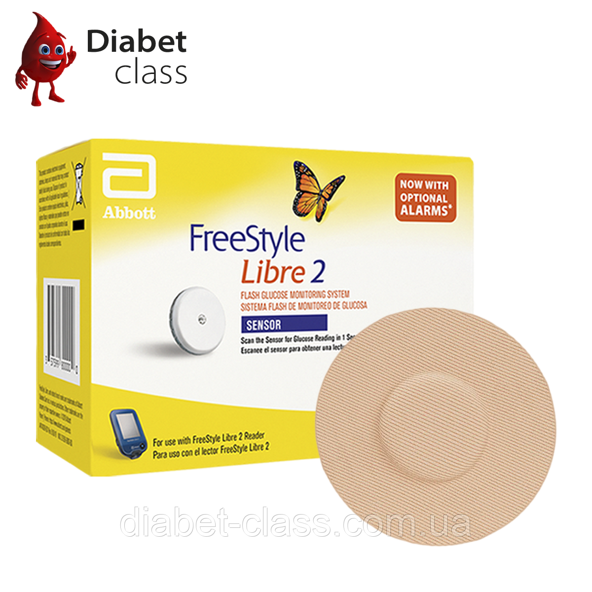 Сенсор Freestyle Libre 2 (ФріСтайл Лібре) 1 уп. і 1 тейп у комплекті, фото 1