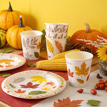 Тематичний посуд на Осінню тематику