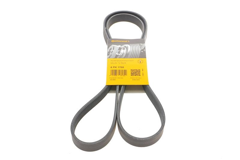 Полікліновий ремінь CITRO coren C4, FORD USA, CONTITECH (6PK1705), фото 1